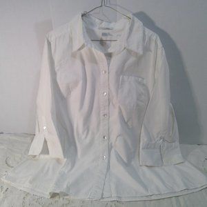 Edward White Blouse Women's Plus Size2X